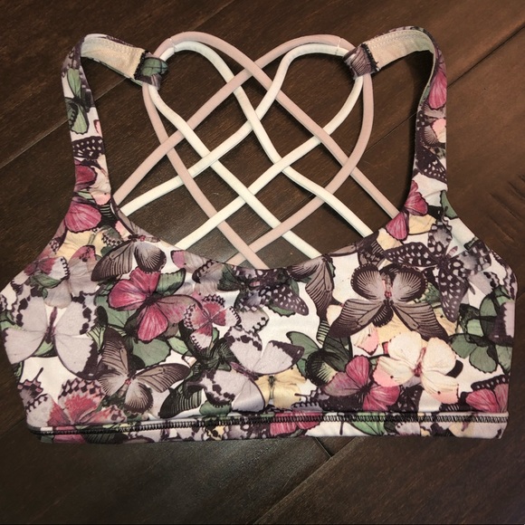 lululemon athletica Other - LULULEMON BUTTERFLY SPORTS BRA SIZE 2